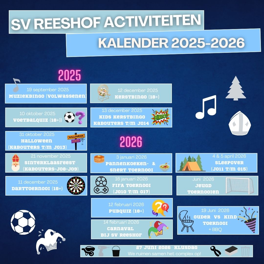 Activiteitenkalender 2025-2026 (Instagram-bericht)